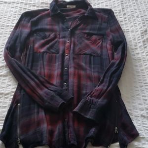 Long Plaid Shirt
